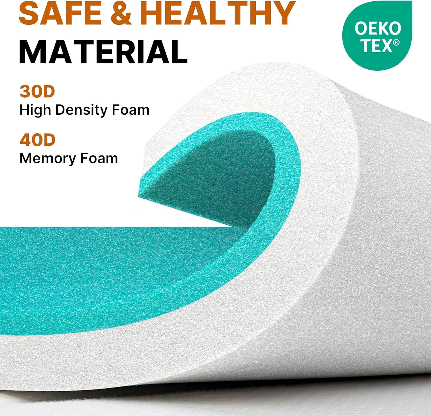 Floor Memory Foam Car Camping Bed Glamping Roll up Futon Mattress, Japanese Floo