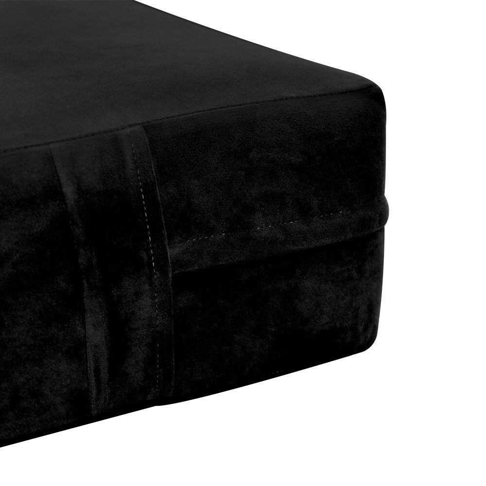 Knife Edge 6″ Twin Size 75x39x6 Velvet Indoor Daybed Mattress |COVER ONLY|-AD374