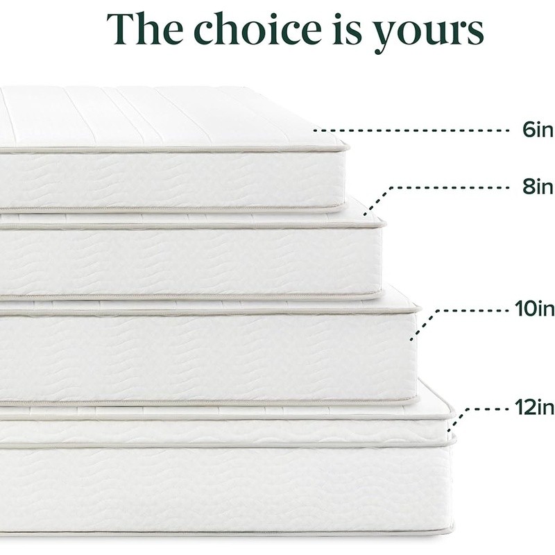 Hybrid Twin XL Mattress Foam Tight Top Medium Firm Support Eco-Friendly New