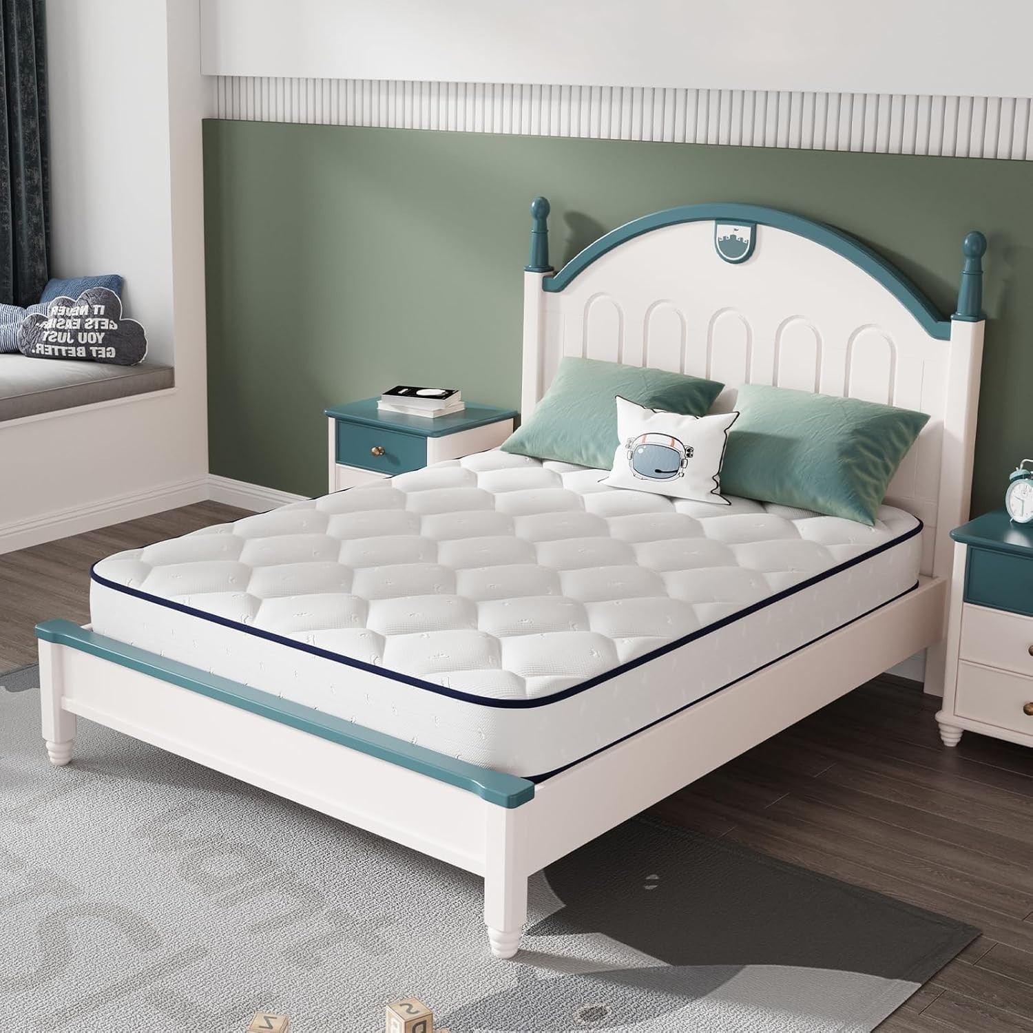 6 Inch Twin Mattress for Spine Support & Cooling Comfort Bed