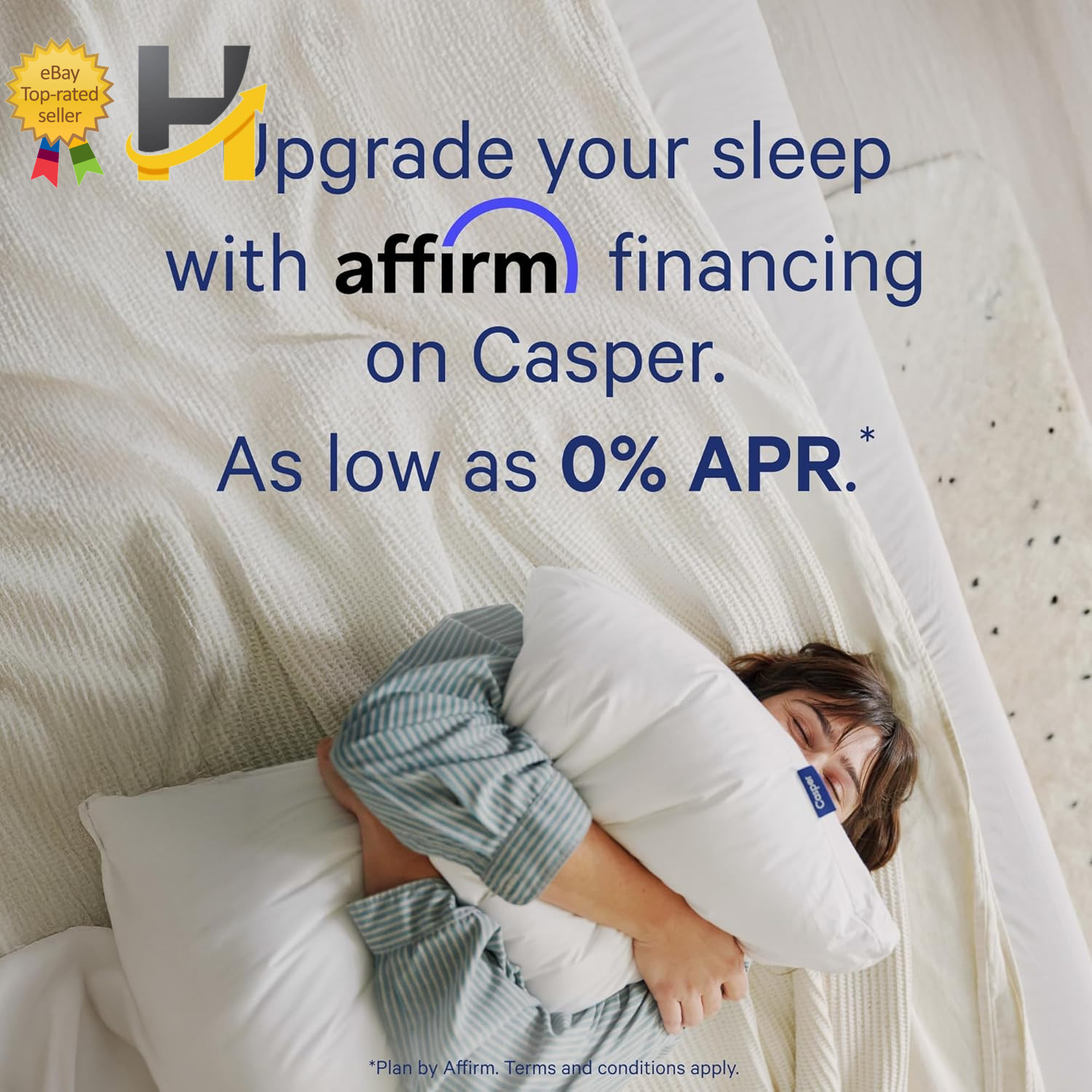 Casper Sleep Element Queen Mattress – Medium Feel – Motion Isolation – Breathabl