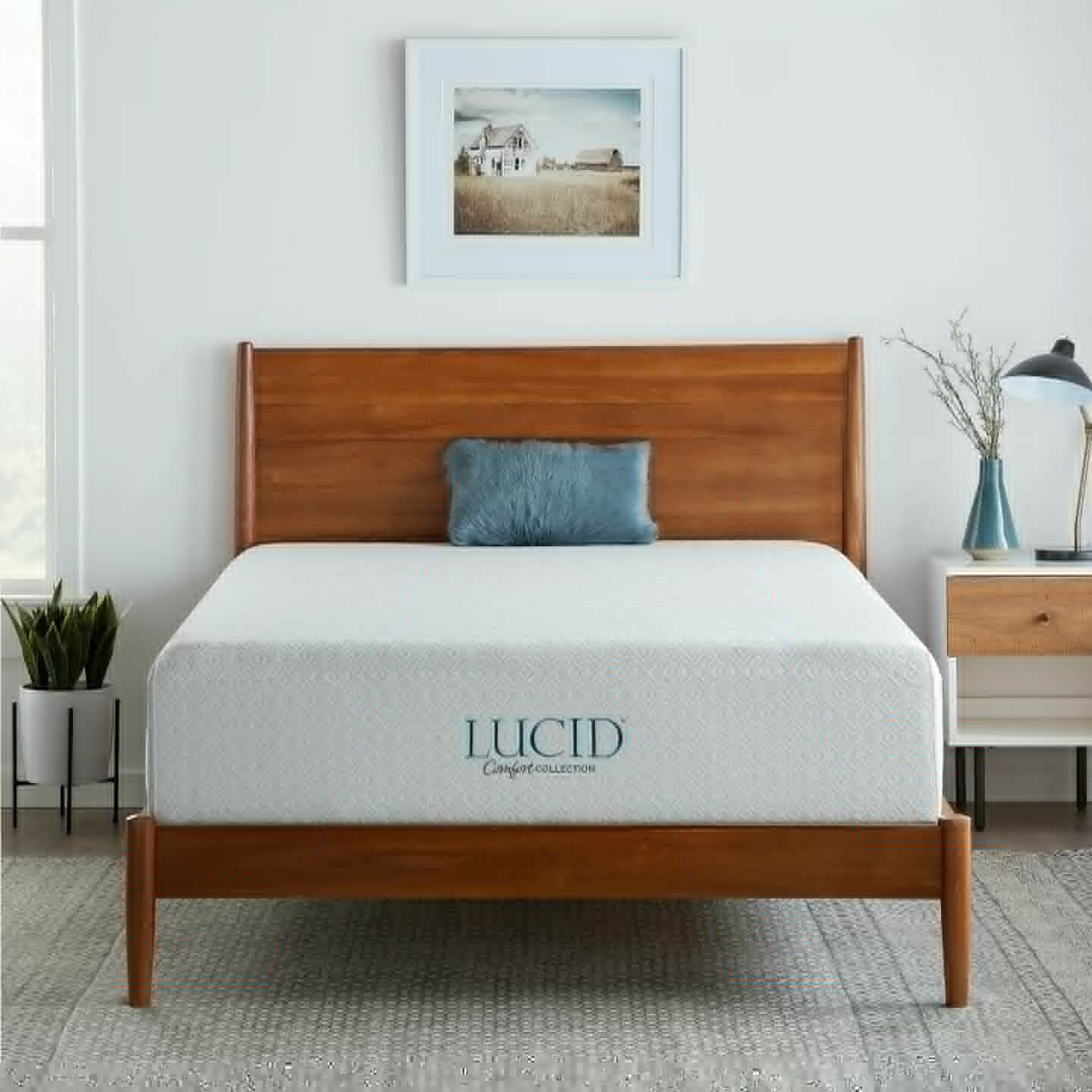 Gel Memory Foam Mattress Queen Sized, Firm