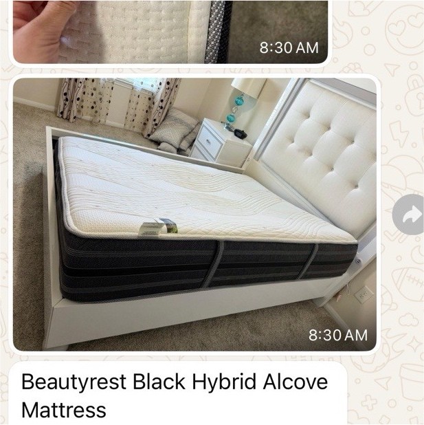 Beautyrest Black Hybrid Alcove Plush Queen Mattress w/ Gel Memory Foam
