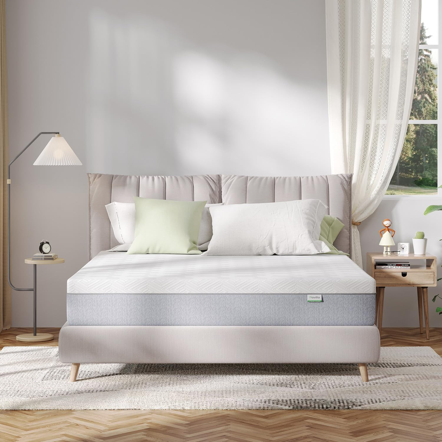 6 Inch Twin Mattress, Gel Memory Foam Mattress Twin Size in a Box for Pressure R
