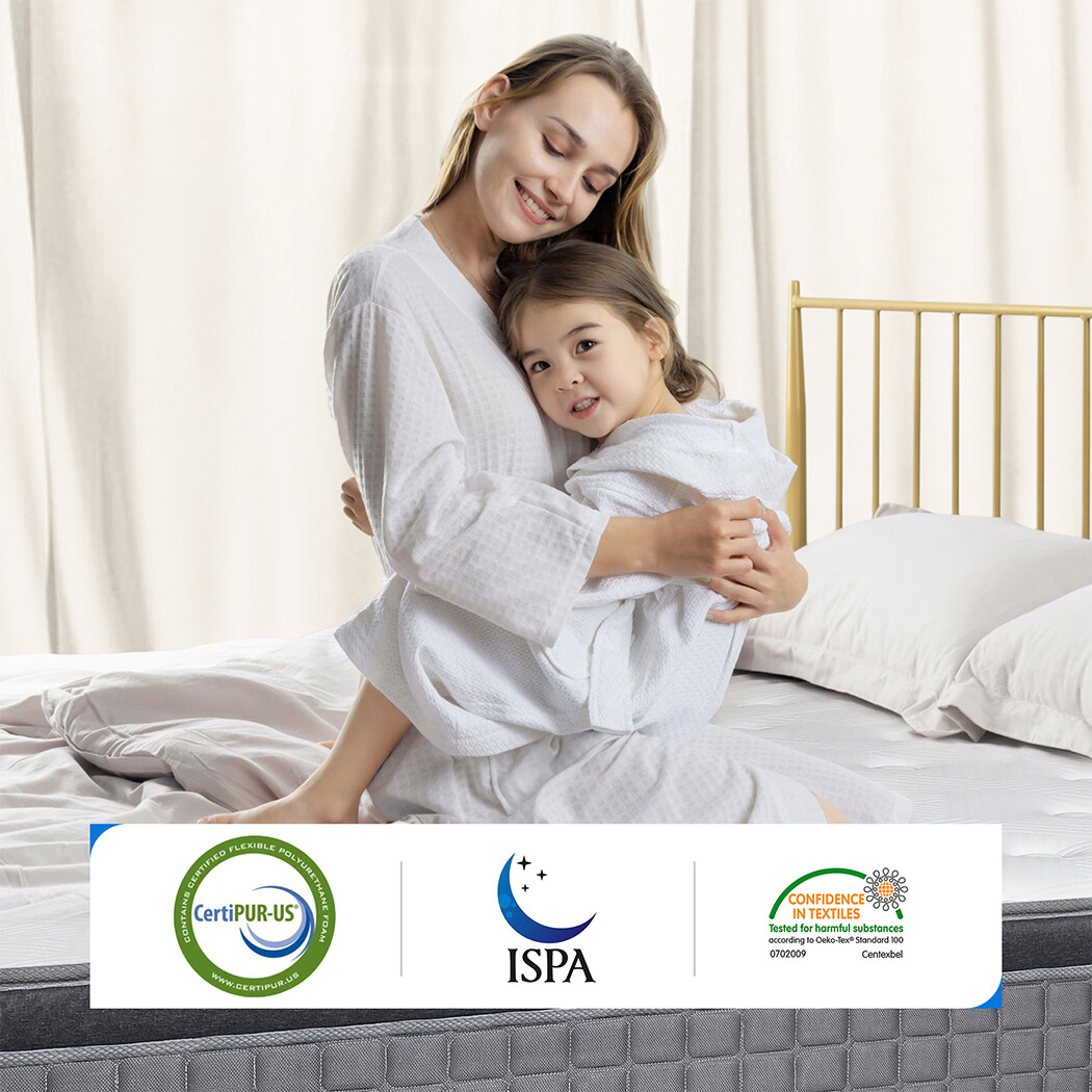 10/12 Inch Gel Memory Foam Mattress Twin Full Queen King Size Medium Firm Spring