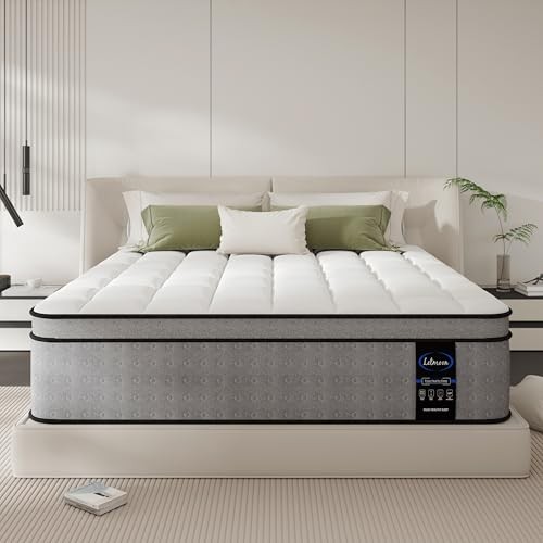 Mattress, 12 Inch Hybrid Cal King Mattress with Memory California King 12 INCH