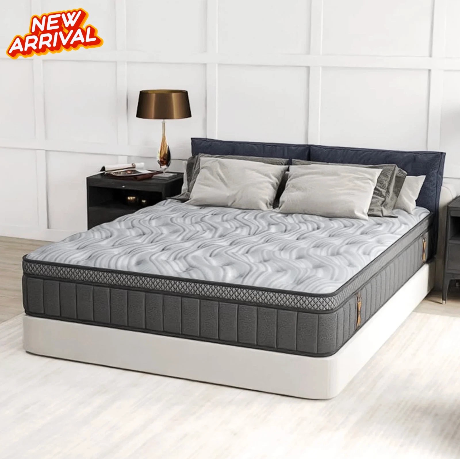 14 in Colchones King Size De Espuma 14 Pulgadas Memory Foam Hybrid Bed Mattress