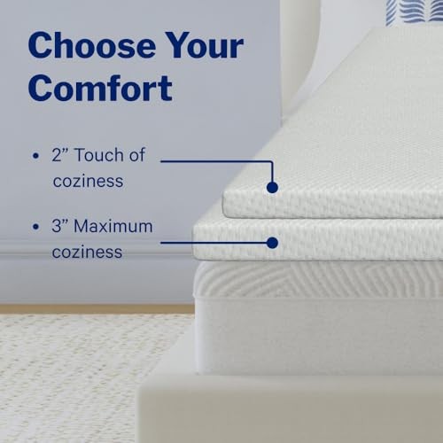 Casper Sleep Essential 3″ Size Memory Foam Mattress Topper Queen 3 Inch