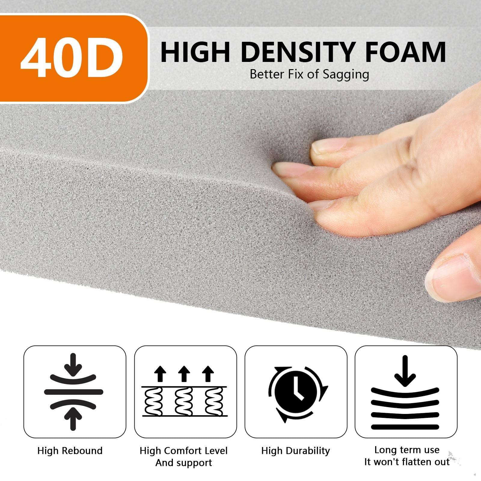 60″ L Sagging Mattress Support Dip Fixer High Density Under Mattress Support …