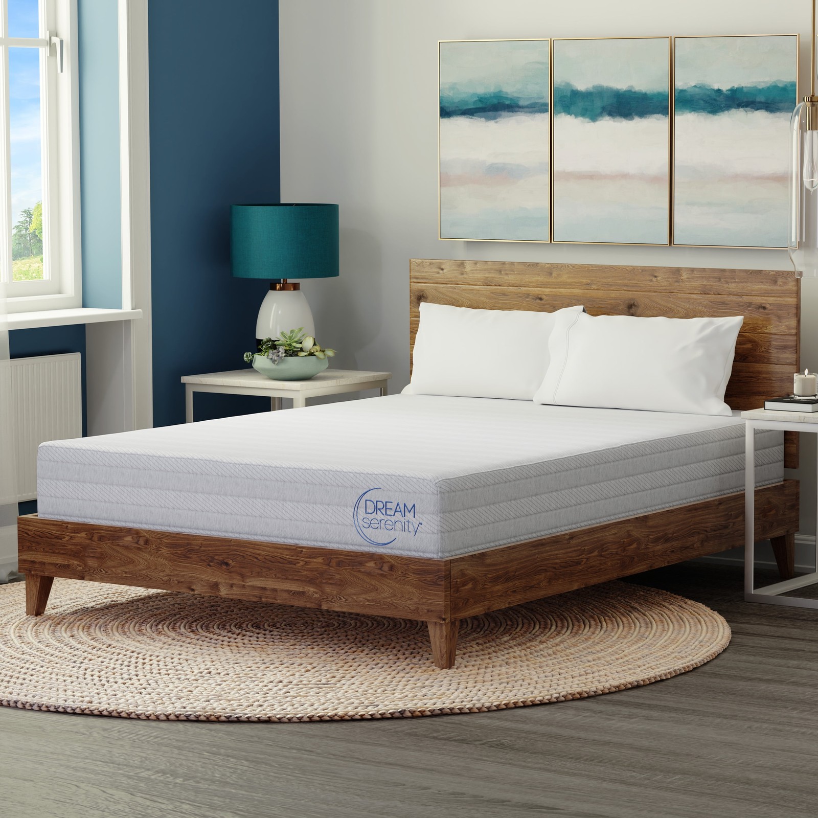 Dream Serenity Restorative 10″ Gel Memory Foam Mattress, Firm, TXL