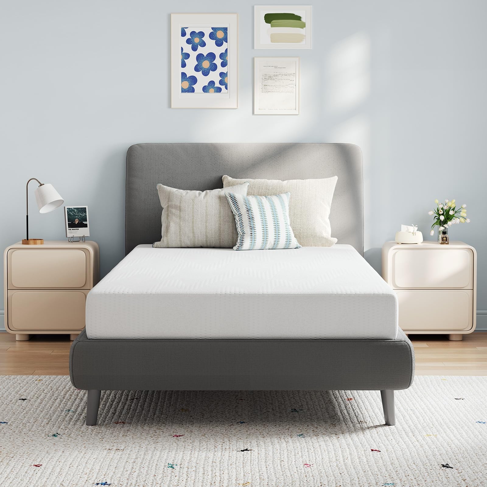 Avenco Twin Mattress, 5 Inch Twin Size Mattress for Kids, Gel Memory Foam Mat…