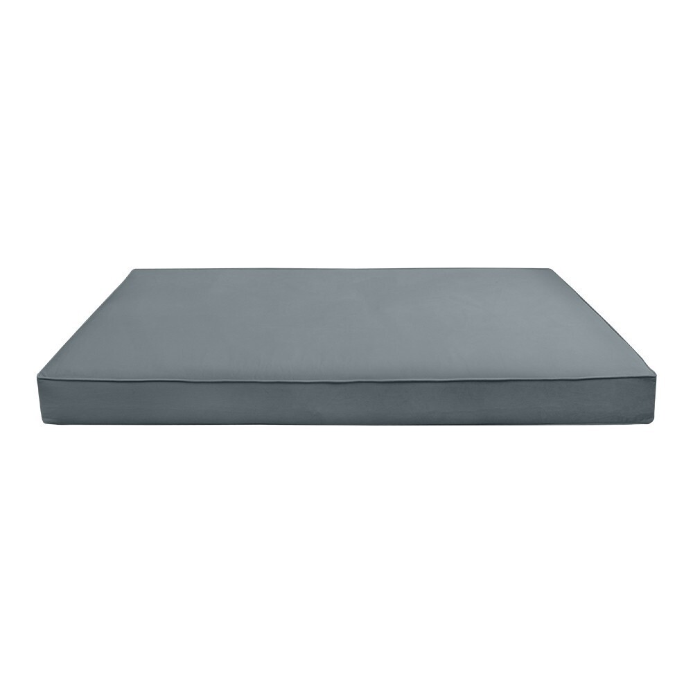 Same Pipe 6″ Twin-XL 80x39x6 Velvet Indoor Daybed Mattress |COVER ONLY|-AD347
