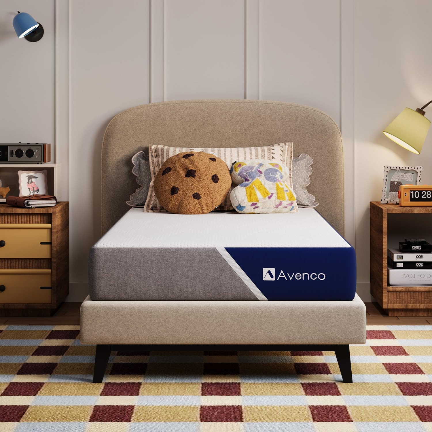 8″ Gel Memory Foam Full Mattress with Removable Cover & Breathable Comfort