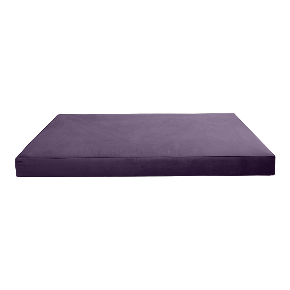 Same Pipe 8″ Twin 75x39x8 Velvet Indoor Daybed Mattress |COVER ONLY|-AD339