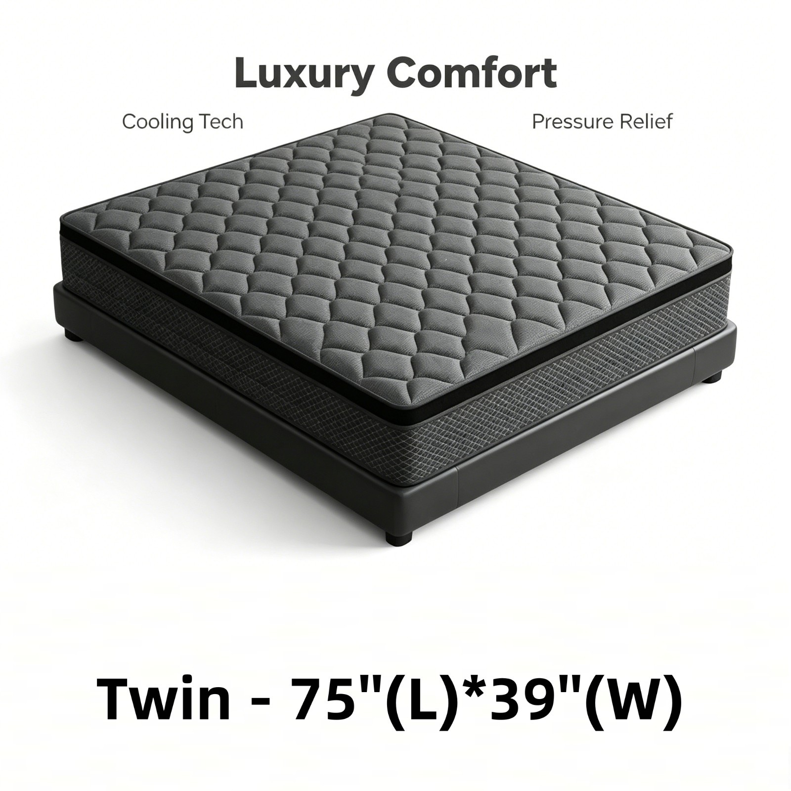 12″ 14″ Twin Full Queen King Mattress Gel Memory Foam Hybrid Spring Bed In a Box
