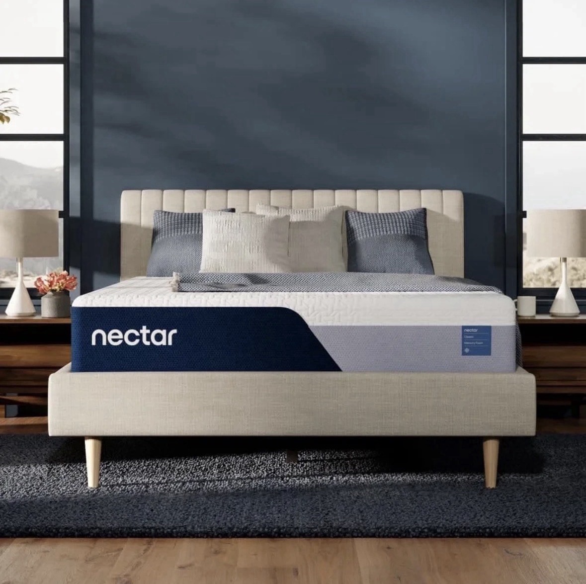 Nectar Classic Memory Foam Mattress Queen 12” (BRAND NEW)