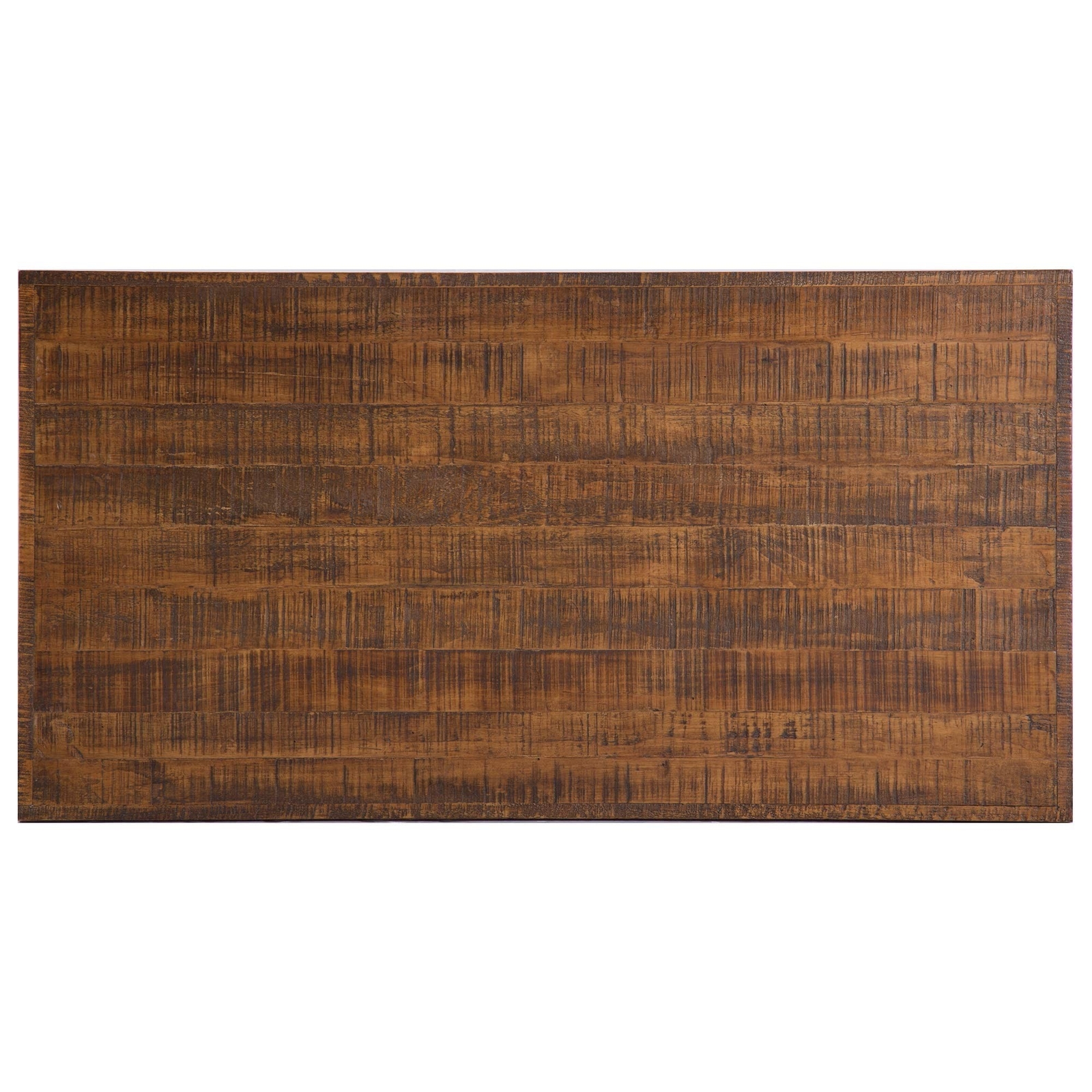 Olee Sleep Cocktail Table with Metal Legs, Rustic Brown