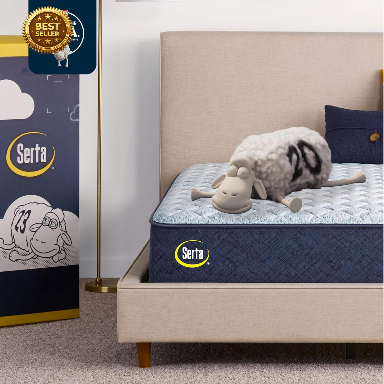 Sleeptrue Firm 11″ Twin Hybrid Mattress in a Box, Cooling Mattress, Breathable,
