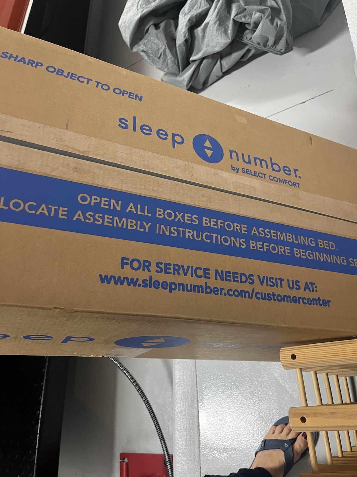 Sleep Number Pillow top Cover Legacy P-Series Eastern King New In Box