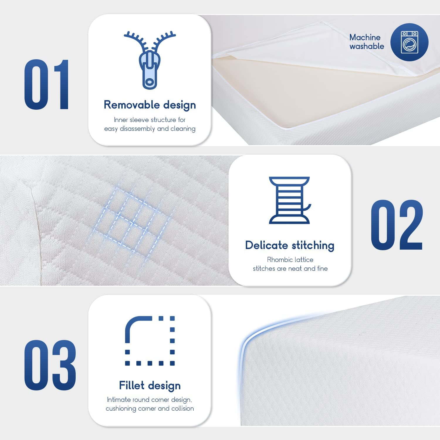 6 inch Memory Gel Memory Foam Mattress Twin Size Cool Medium Firm Sleep