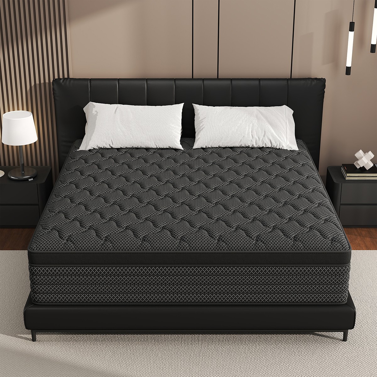 8″/12″/14″ Gel Memory Foam Pocket Spring Mattress in a Box Twin Full Queen King