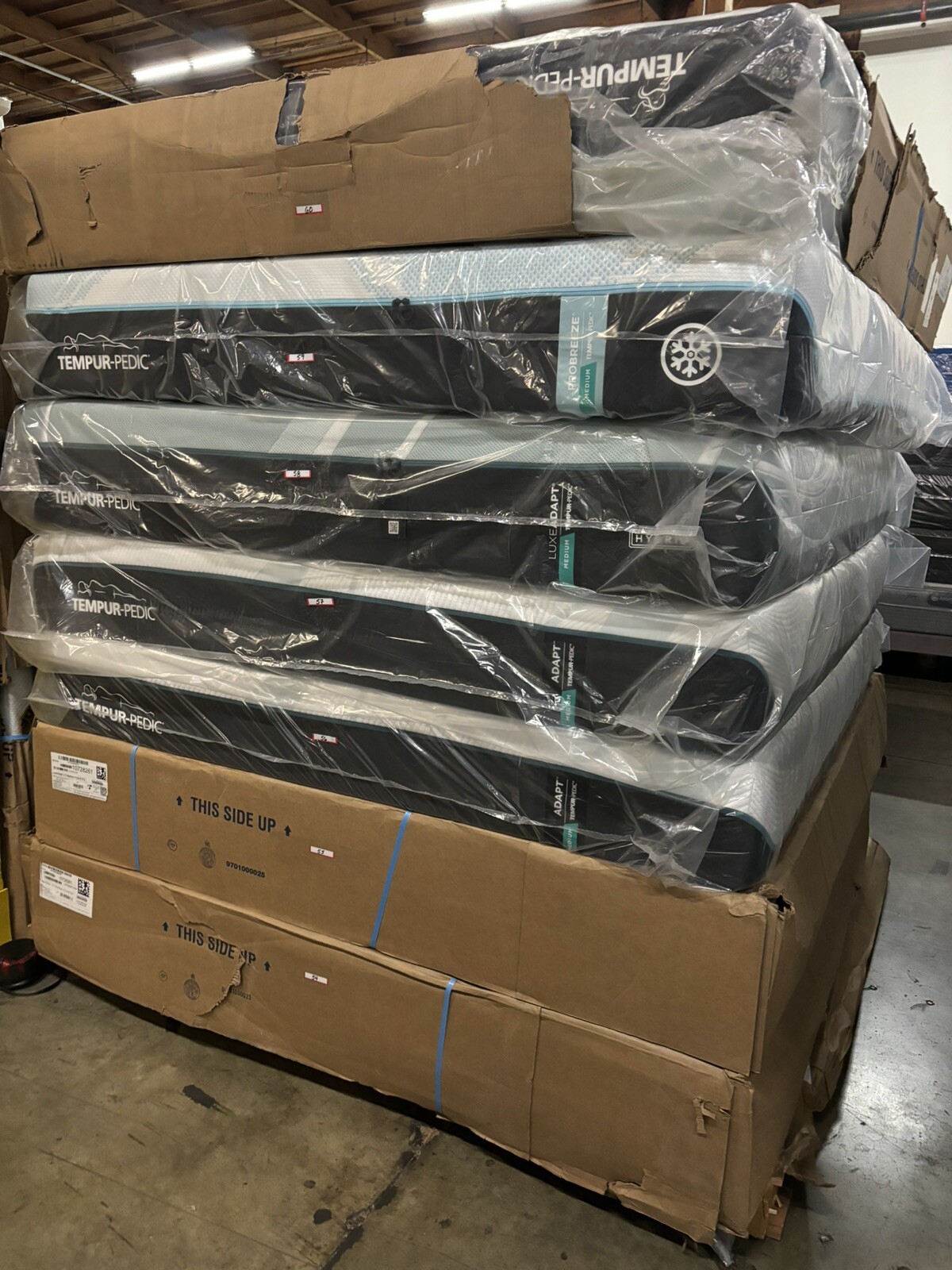 New California King Tempur-Pedic ProBreeze 2.0 Medium Hybrid Mattress Msrp $5599
