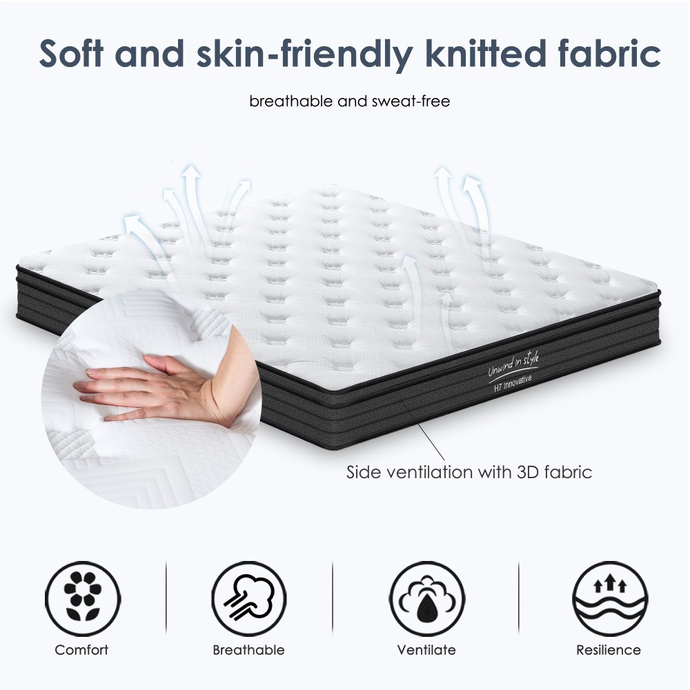Mattress independent bag inner spring band cooling memory foam