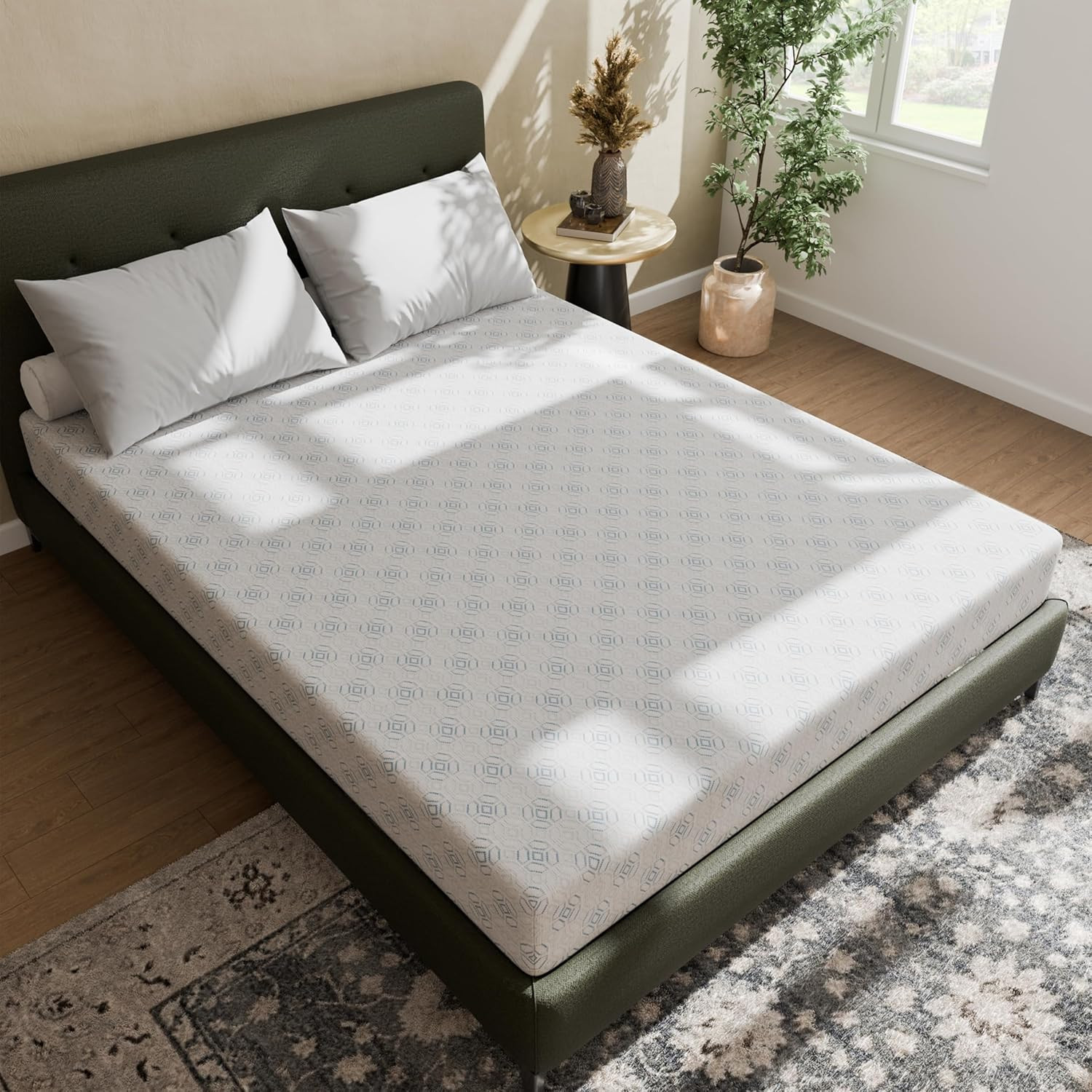 Varek 8″ Queen Memory Foam Mattress – Comfort & Quality, Made in Italy