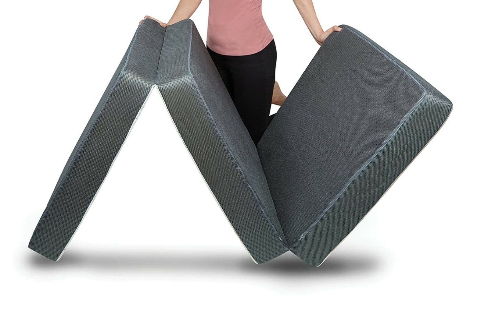Cozzzi Folding Mattress Twin Size Trifold Foam Topper Portable Sleeping Mat
