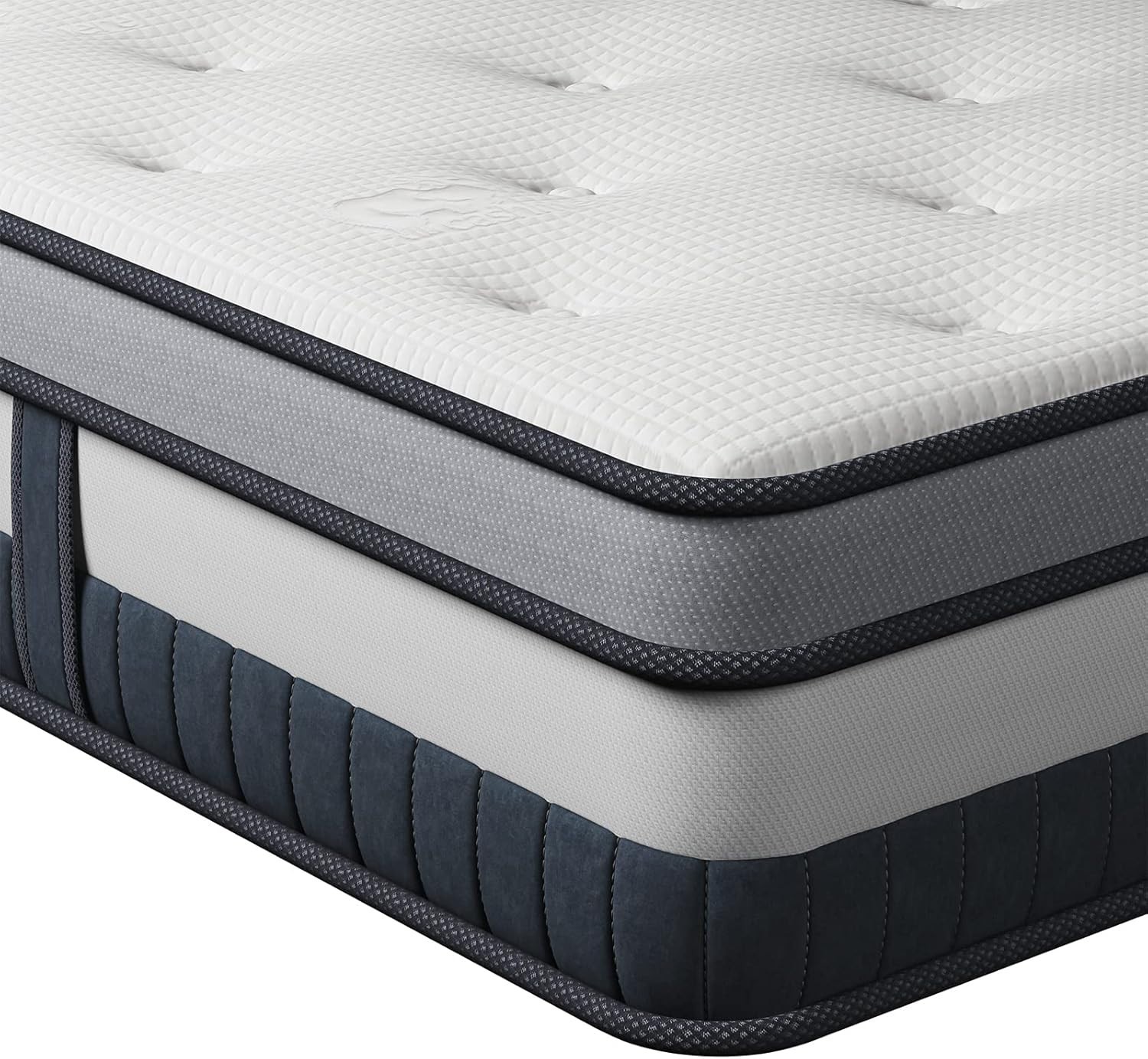 Vesgantti Queen Mattress 12 Inch Innerspring Multilayer Hybrid Queen Mattress –