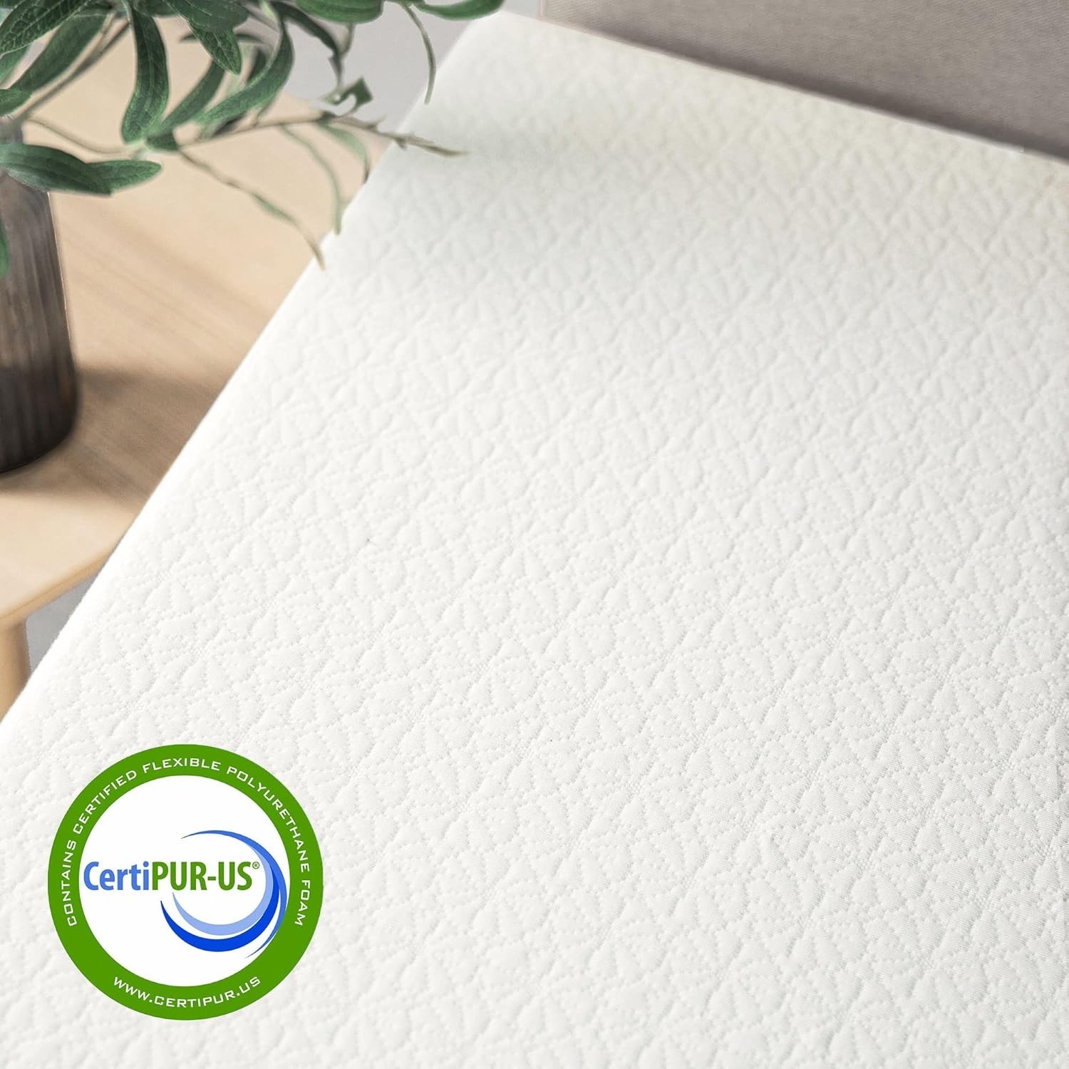 Eco-Friendly 8 Inch Memory Foam Mattress – Infused with Green Tea for Comfort