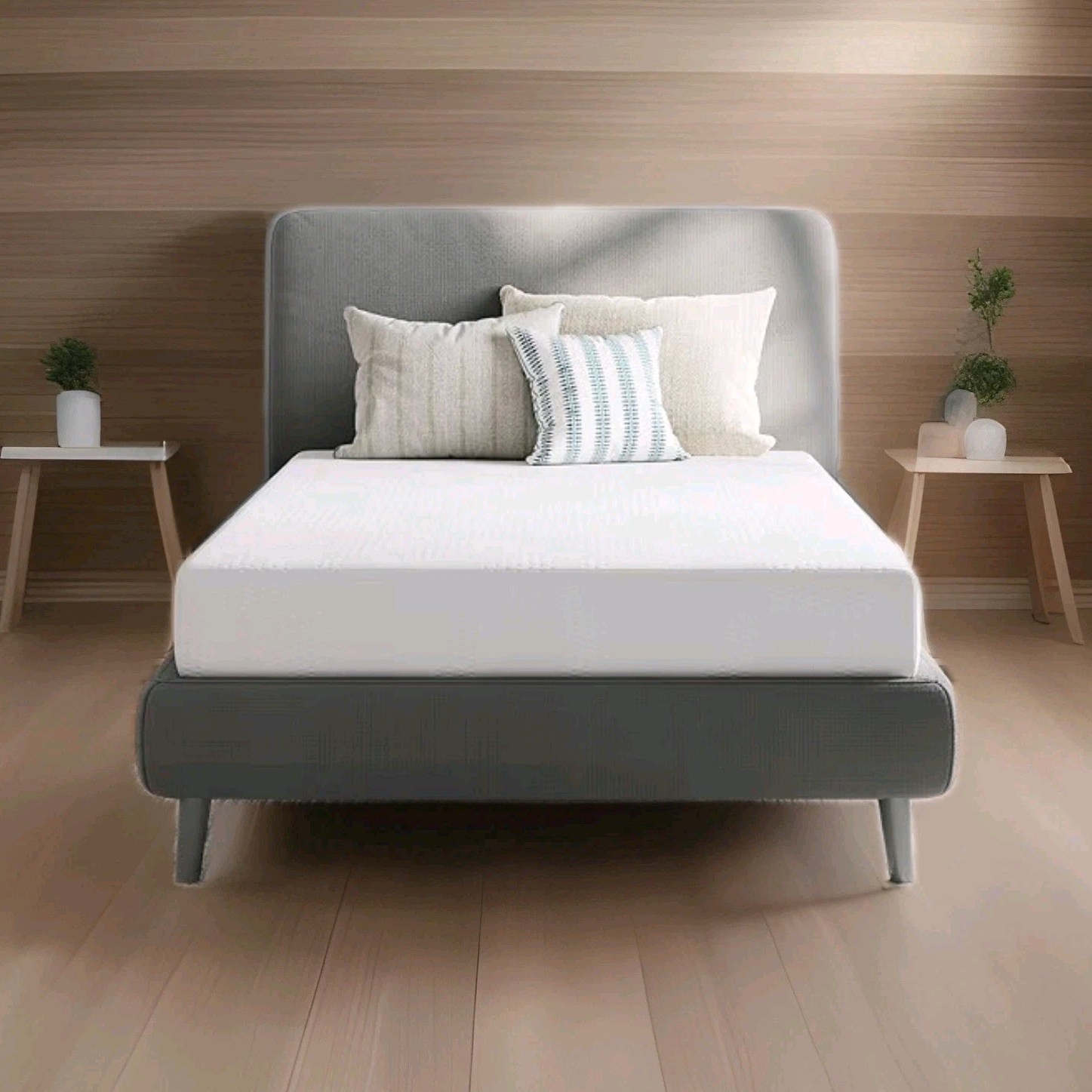 Twin sized 5 inchs thick Gel Memory Foam Mattress Cooling Technology Gel Infused