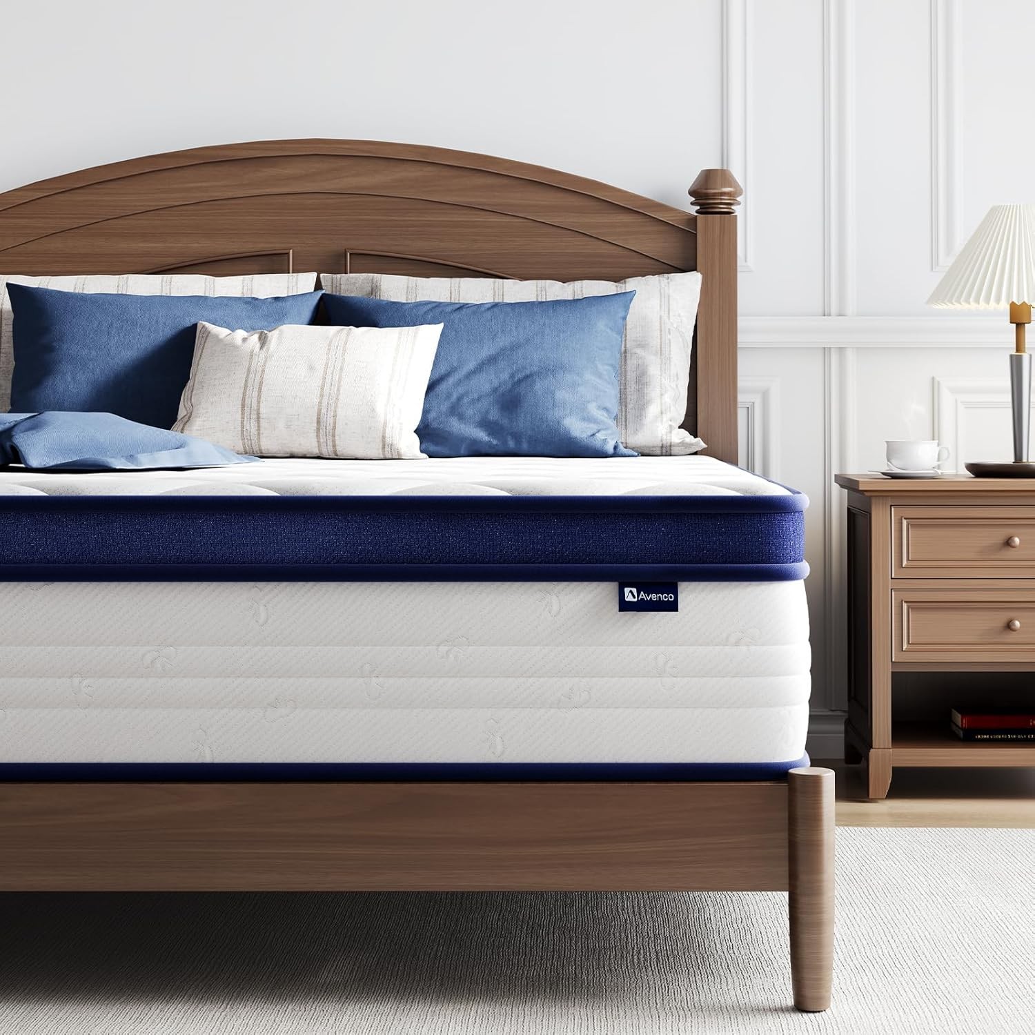6 Inch Twin Mattress Foam & Spring Hybrid Mattresses in a Box Medium Soft