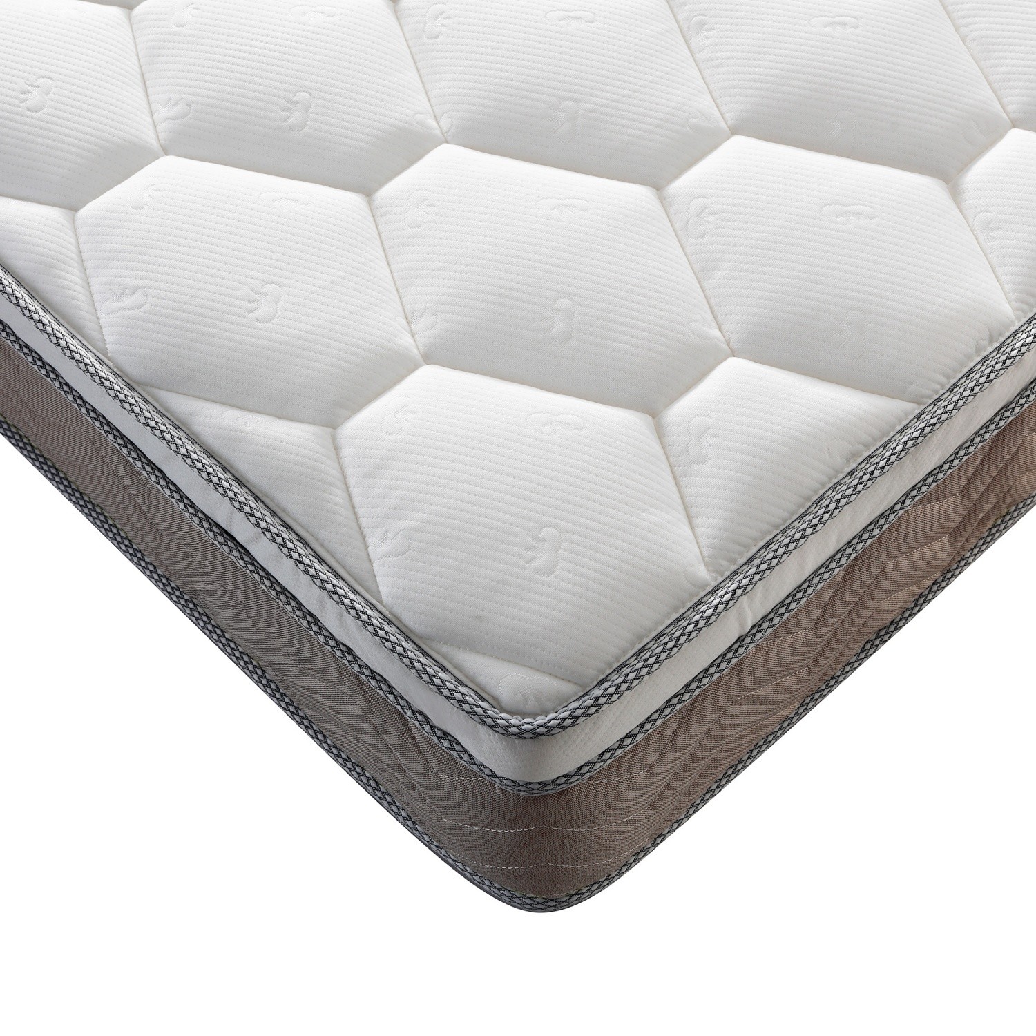 12» Full/Queen Size Breathable Mattress with Hybrid Pocket Spring & Memory Foam