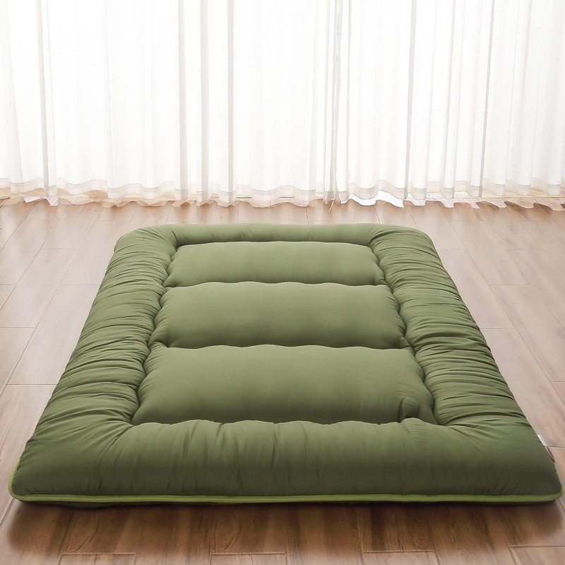 Floor Mattress, Futon Mattress with Portable Storage Bag and Washable Cover