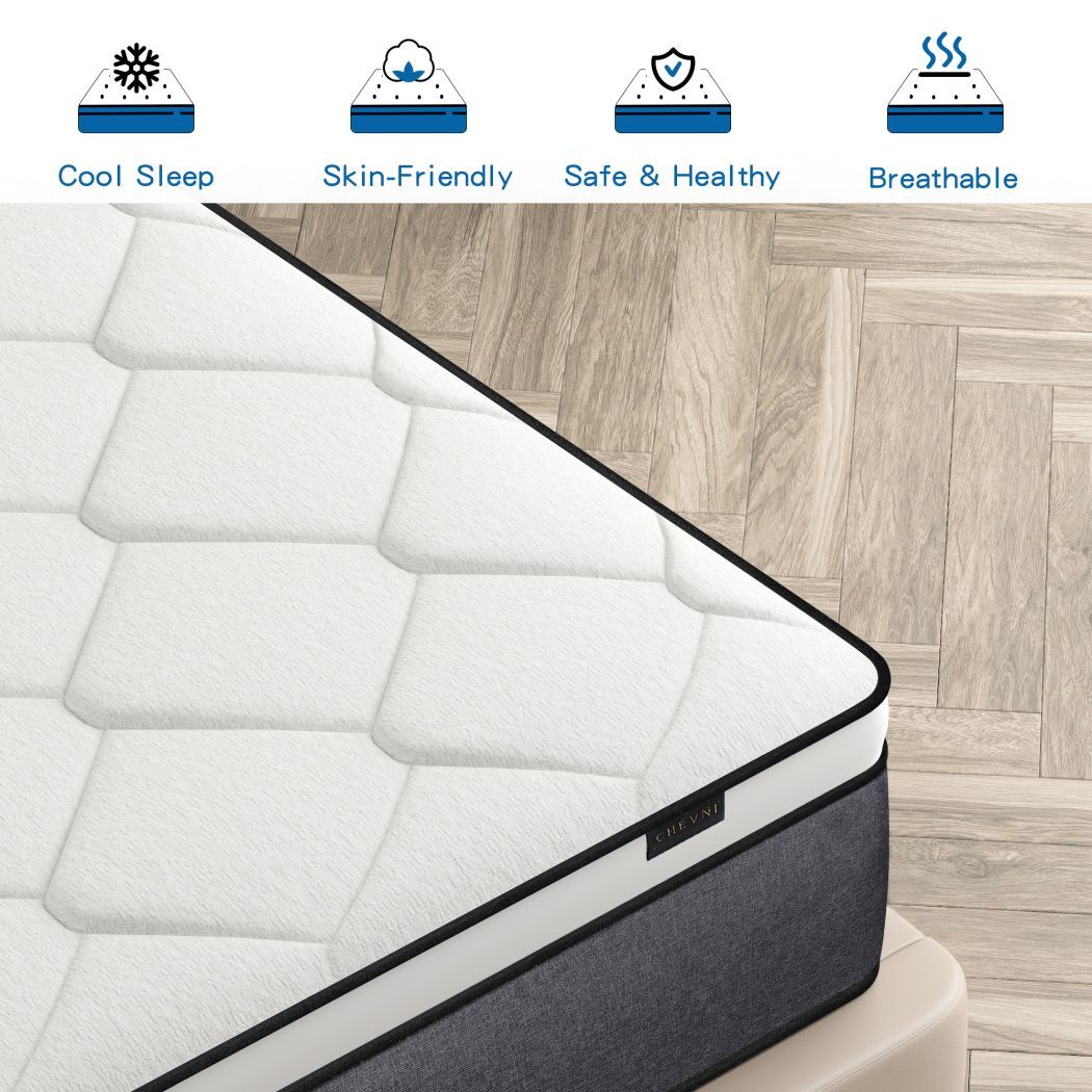 14″ 12″ Mattress in a Box Memory Foam Hybrid Spring Twin Full Queen King Size