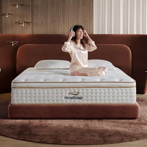 ,Hybrid Mattress in a Box Memory Foam Mattress Full Size Queen White 14inch
