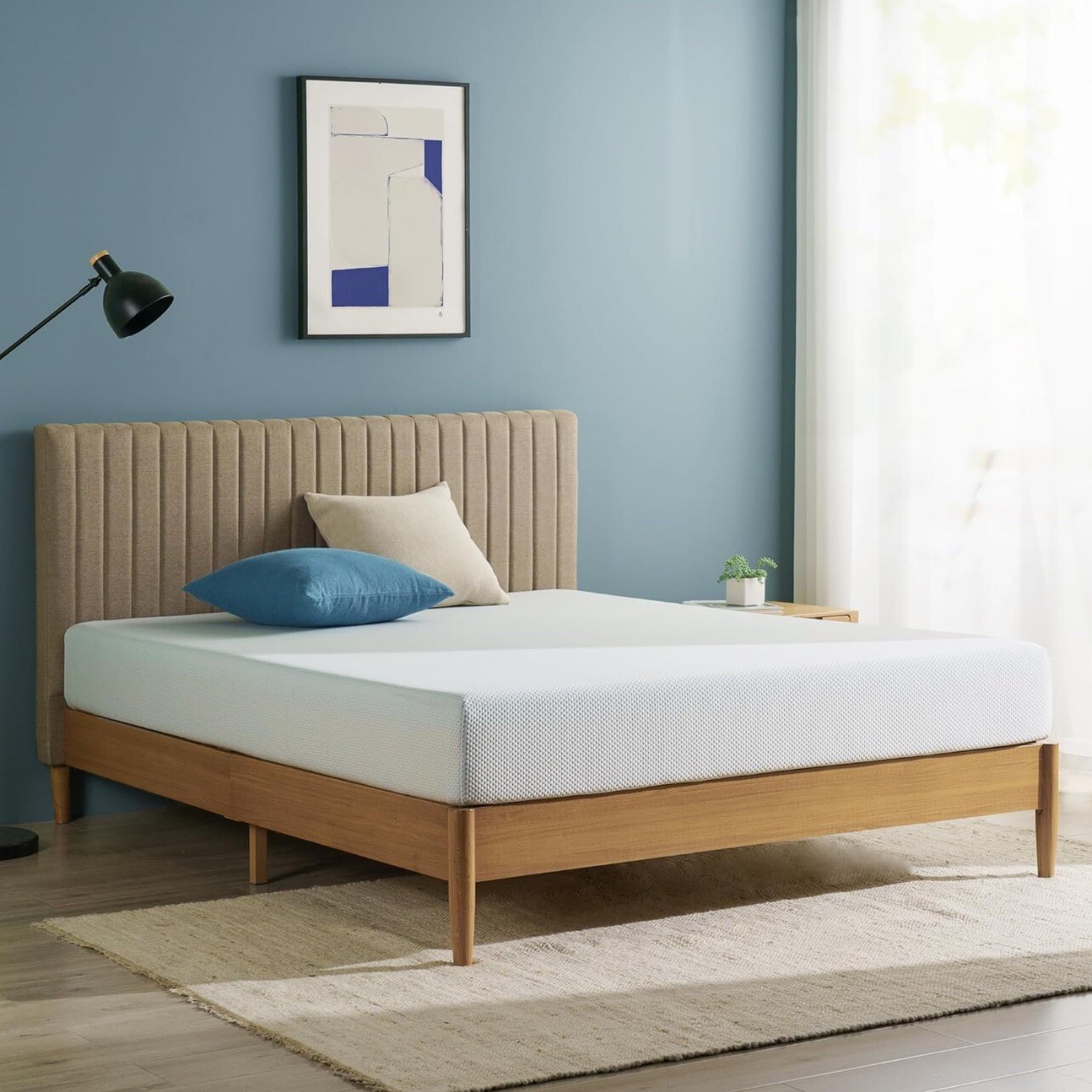 Zinus M-SMT-800ST 8″ Spring Mattress – White, Twin