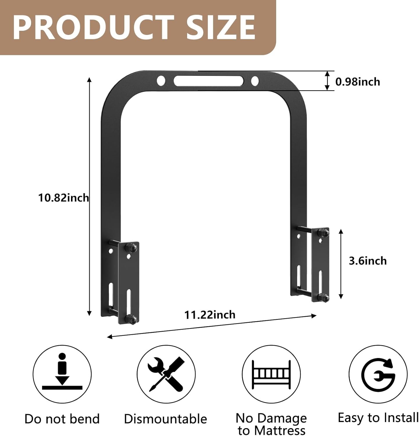 AN Mattr Slide Sper, Extra Tall Non-Slip Mattr Gripper