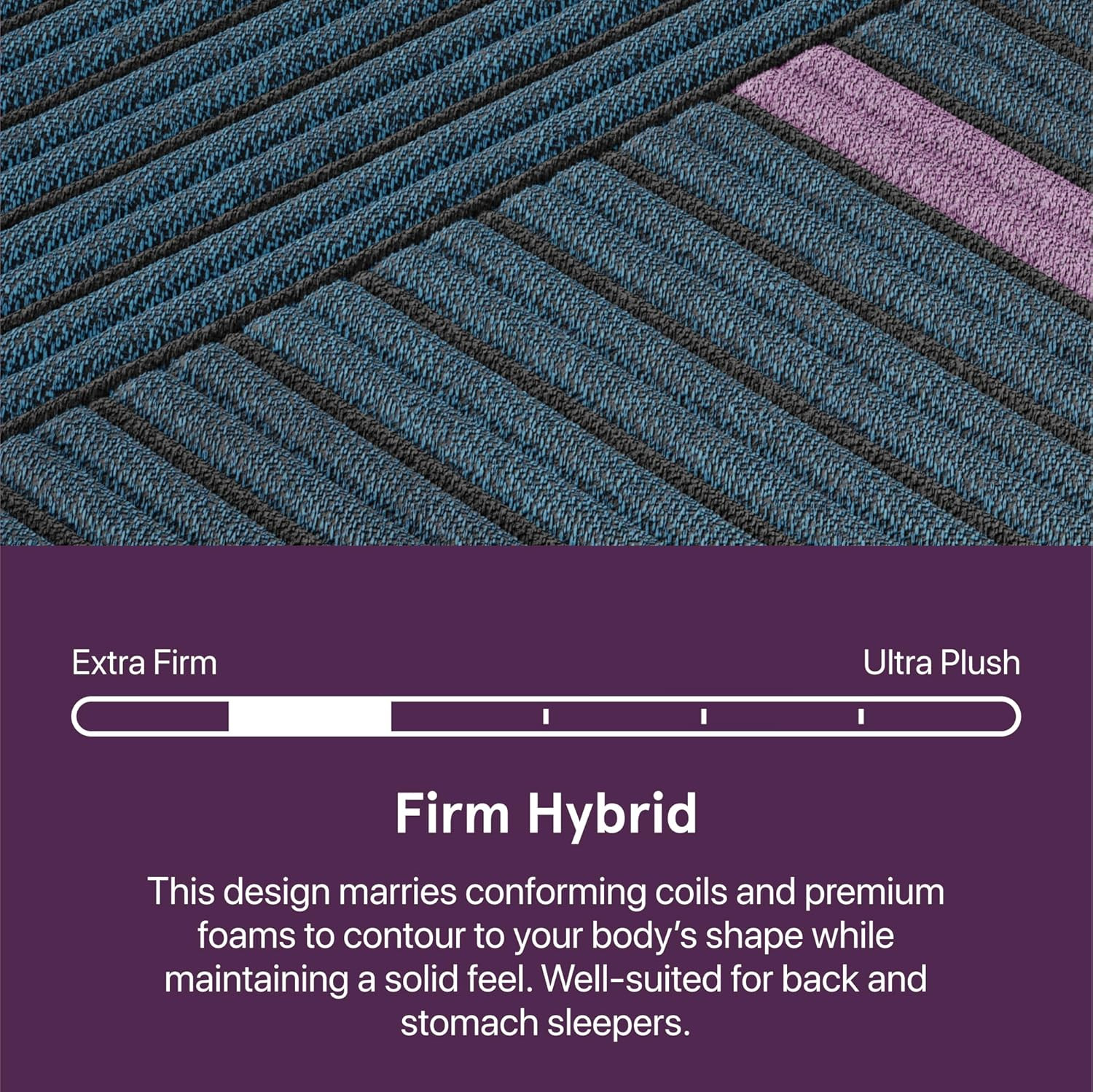 Level 3 Firm 13″ Hybrid Cal King Mattress – Support, Cooling, 100 Night Trial
