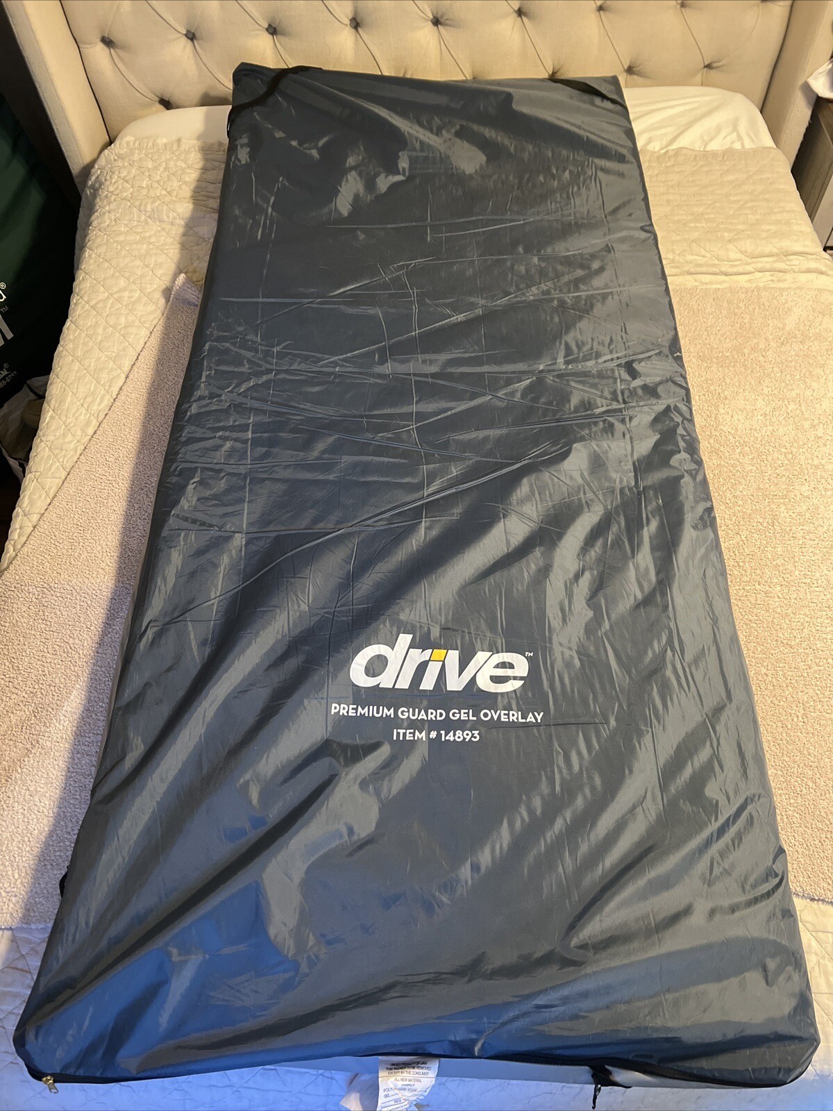 Drive Medical Premium Guard Gel Overlay – 14893 – 34″x76″x3.5″
