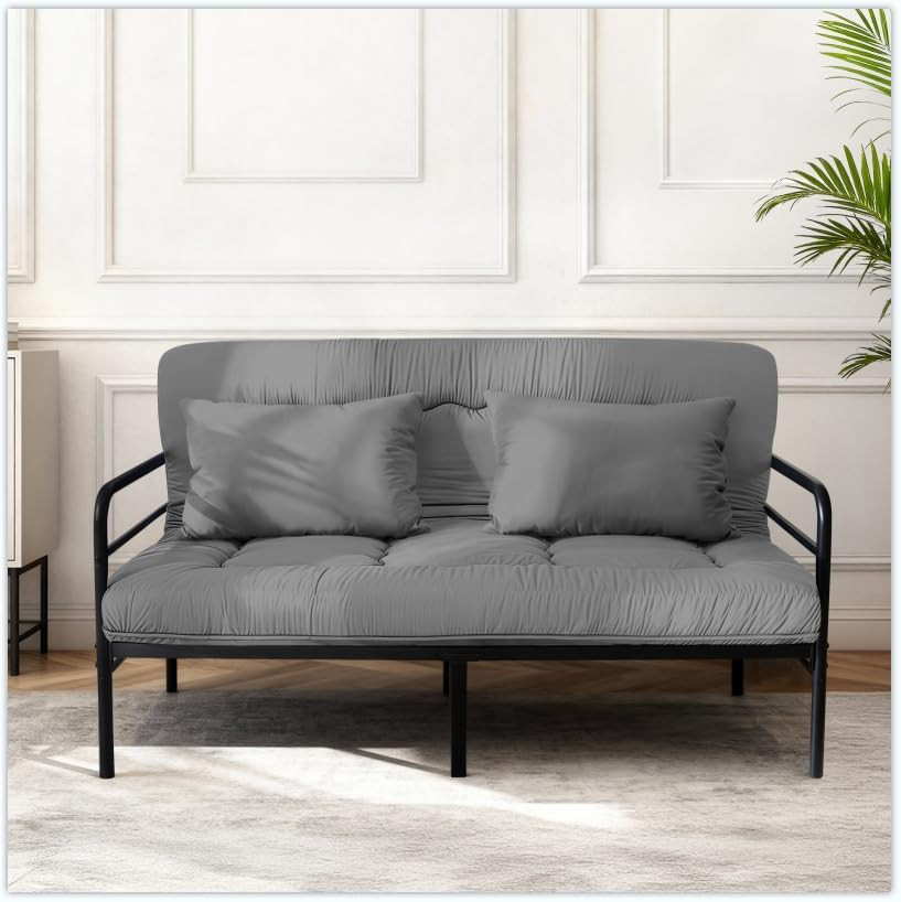 Japanese Floor Mattress Futon Mattress, 3.5 Inch Thick Foldable Roll up Tatami M