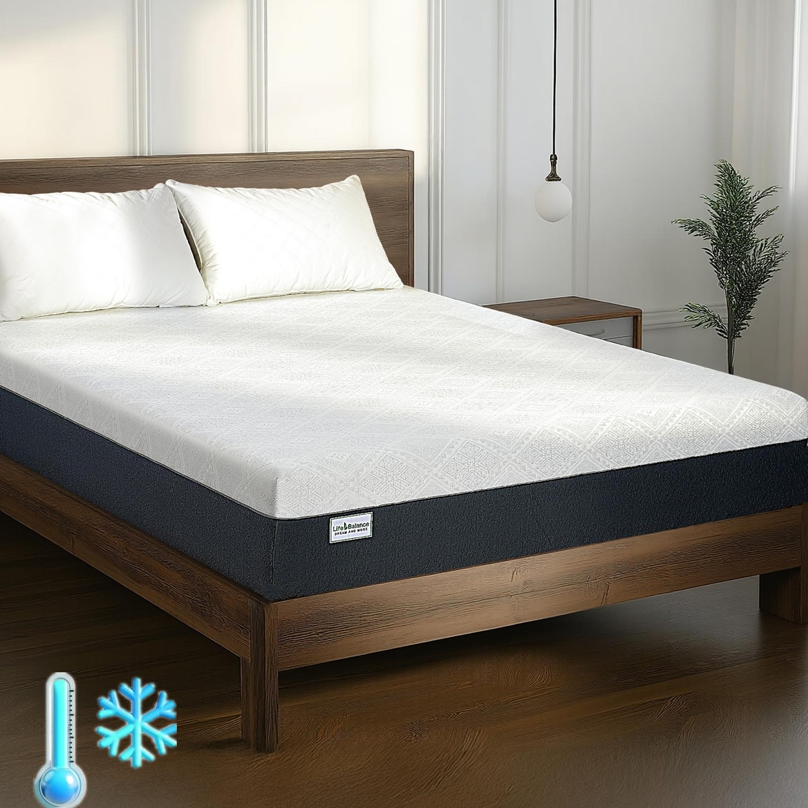 12 Inch Twin Mattress, Memory Foam Twin Size Mattress Made in USA, Pressure ,…