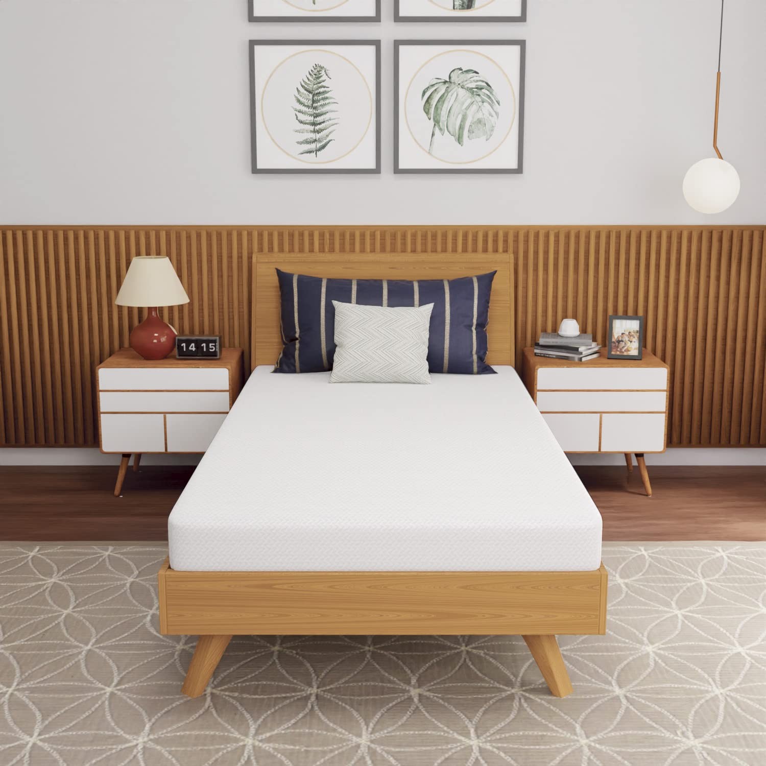 5 Inch Memory Foam Mattress/Cooling Infused Mattress/Medium Firm Mattresses/C…