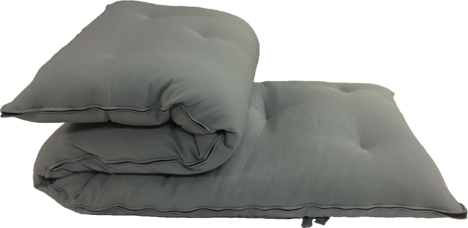 Floor Rolling Futon Mattresses, Sleeper Bedding Mats 3x30x80, Gray