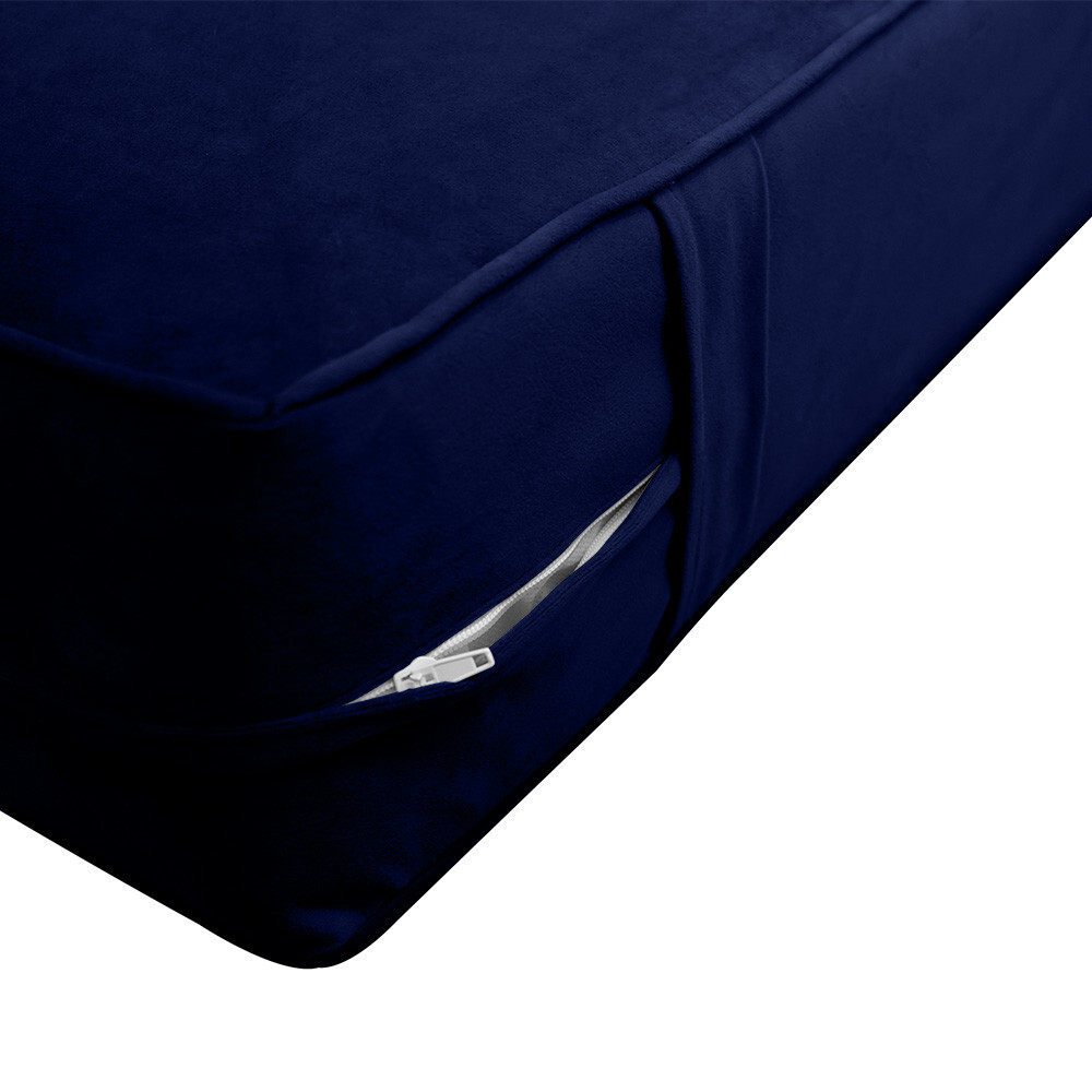 Same Pipe 8″ Twin-XL 80x39x8 Velvet Indoor Daybed Mattress |COVER ONLY|-AD373