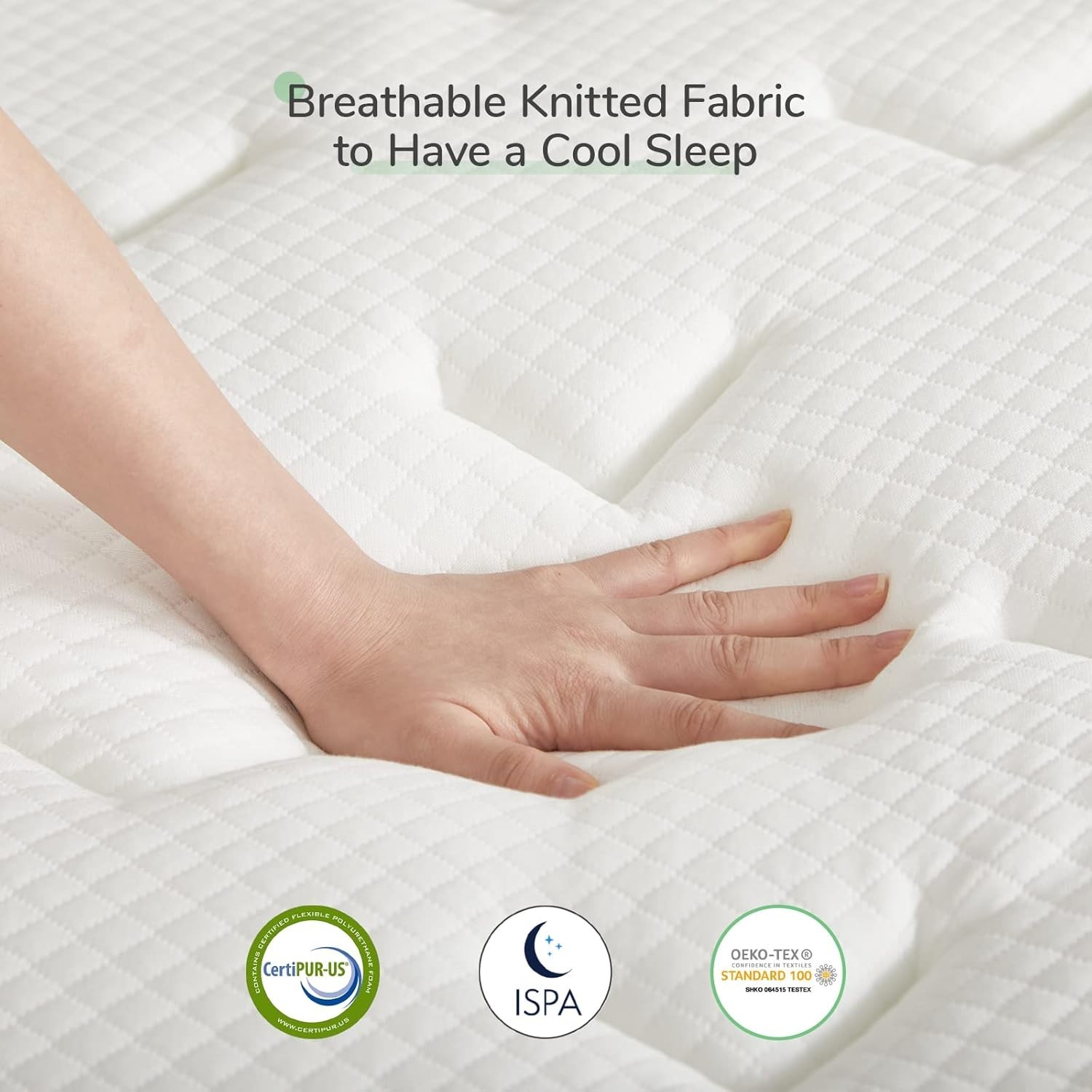 Luxury 12-Inch Medium Firm Hybrid Mattress – Pocket Coil & Gel Memory Foam