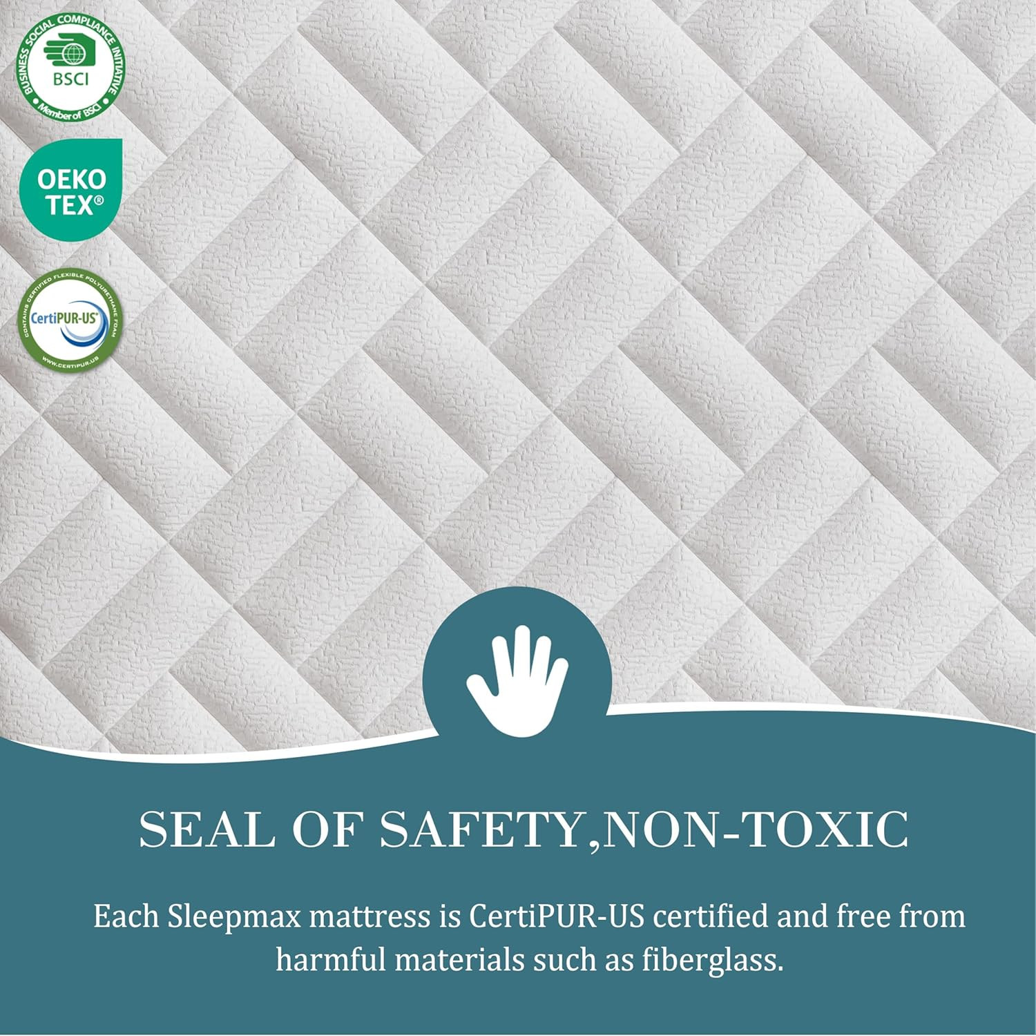 Queen Size Mattress 14 Inch – Deep Sleep Hybrid Mattress for Pain Relieving – De