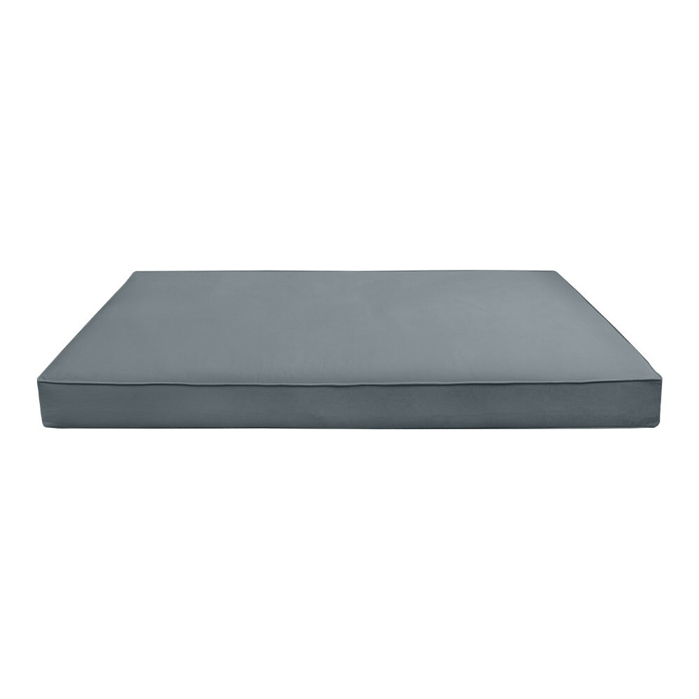 Same Pipe 8″ Twin 75x39x8 Velvet Indoor Daybed Mattress |COVER ONLY|-AD347