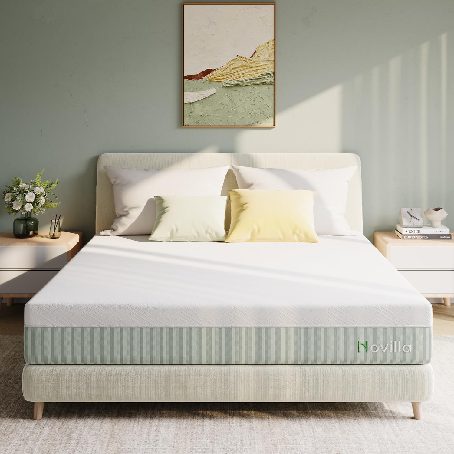 Queen Mattress,10 Inch Memory Foam Mattress for Suppotive &Pressure Relieving…